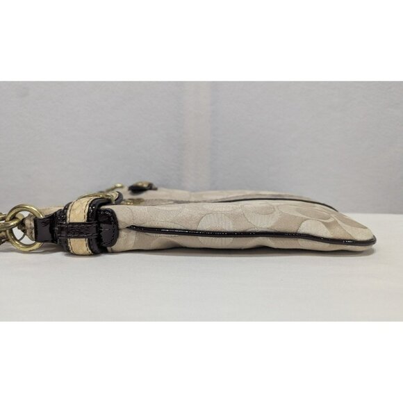 Coach Colette Signature Python Snakeskin Print Sateen Crossbody Bag 44752 - Picture 6 of 12